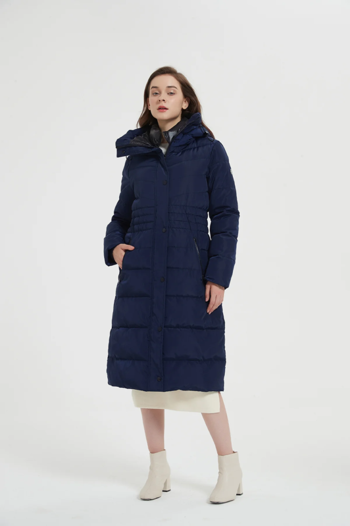 Discover Stylish IKAZZ Women’s Long Puffer Coat with Drop Hood